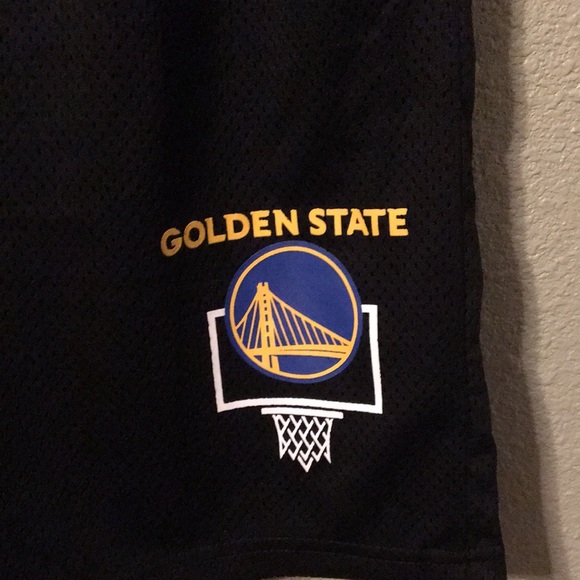 NBA Golden Stare Warriors Basketball Shorts Size Medium NWT - Picture 4 of 8